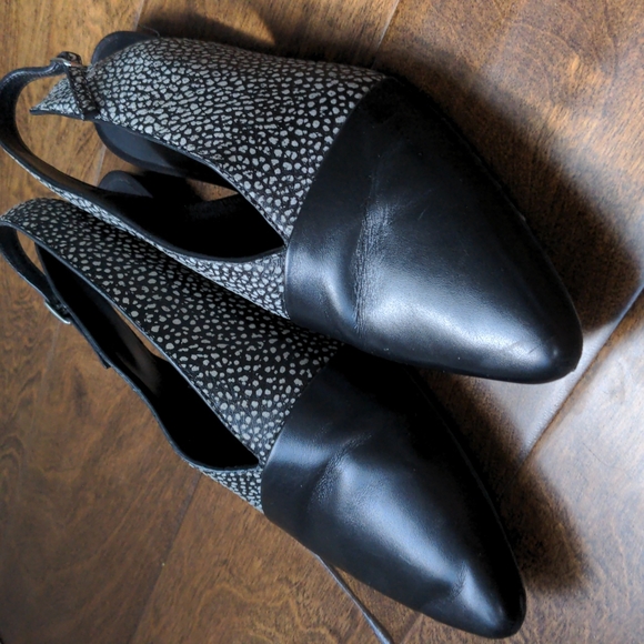 Alexander Wang black and pebbled leather slides, made in Italy size 38.5 - Picture 5 of 5